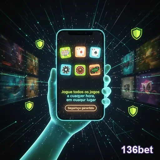 Acesso mobile facilitado em cassino ao vivo na 136bet